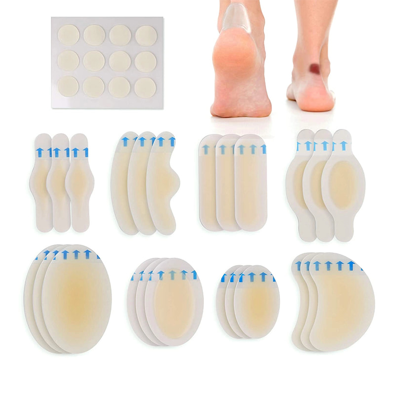 Các loại thạch cao hydrocoloid vỉ dính không thấm nước cho bàn chân 