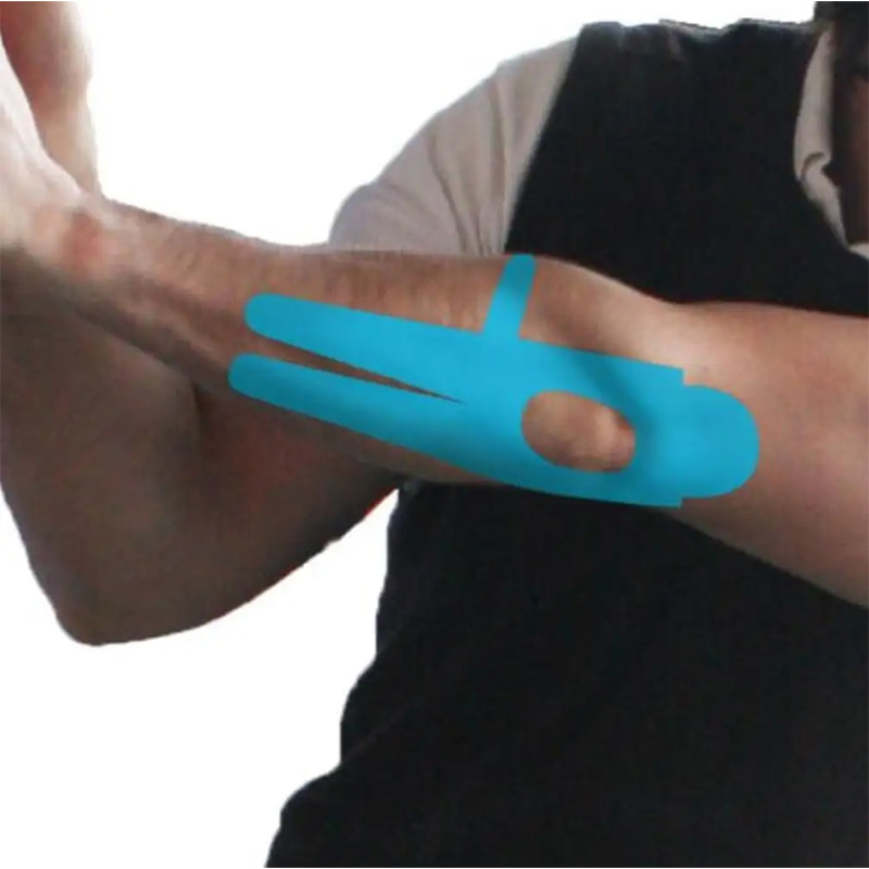 Băng Kinesiology Băng khuỷu tay cắt trước